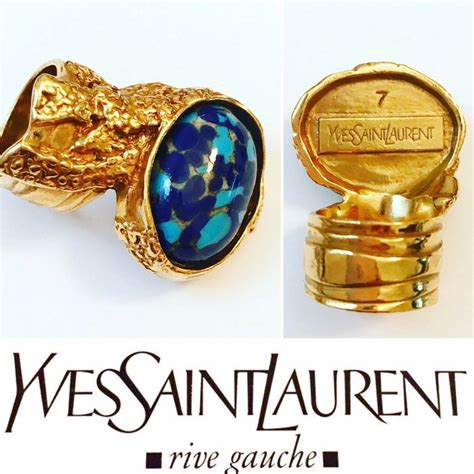 ysl ring vintage|yves saint laurent ring.